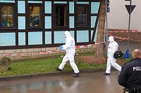 Großeinsatz der Polizei in Berka Bild: Großeinsatz der Polizei in Berka