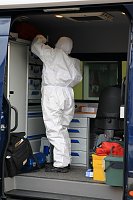 Großeinsatz der Polizei in Berka Bild: Großeinsatz der Polizei in Berka