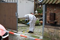 Großeinsatz der Polizei in Berka Bild: Großeinsatz der Polizei in Berka