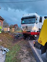 LKW-Bergung bei Oberspier Bild: LKW-Bergung bei Oberspier