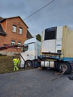 LKW-Bergung bei Oberspier Bild: LKW-Bergung bei Oberspier
