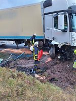 LKW-Bergung bei Oberspier Bild: LKW-Bergung bei Oberspier