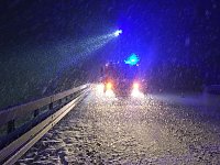 Bild: Winterchaos auf der "neuen B243"