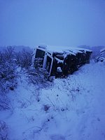Bild: Winterchaos auf der "neuen B243"