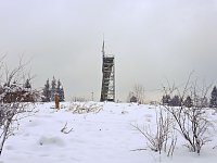 Bild: Peter Blei unterwegs im Schnee