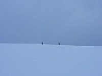 Bild: Peter Blei unterwegs im Schnee