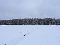 Bild: Peter Blei unterwegs im Schnee