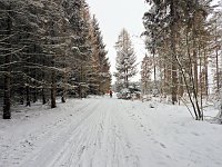 Bild: Peter Blei unterwegs im Schnee
