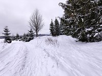 Bild: Peter Blei unterwegs im Schnee