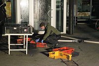 Bild: Feuerwehren im Einsatz an der Atrium-Passage