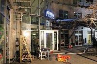 Bild: Feuerwehren im Einsatz an der Atrium-Passage