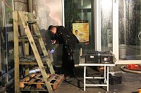 Bild: Feuerwehren im Einsatz an der Atrium-Passage