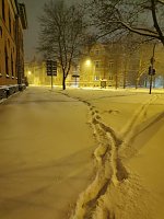 Bild: Nordhausen im Neuschnee