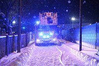 Bild: Dachstuhlbrand in Leimbach