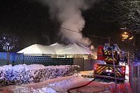Bild: Dachstuhlbrand in Leimbach