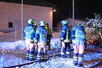 Bild: Dachstuhlbrand in Leimbach