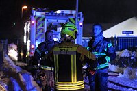 Bild: Dachstuhlbrand in Leimbach