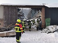 Bild: Rettung in der Not: in Lipprechterode konnten die freiwilligen Feuerwehren heute rund 350 Schafe bergen