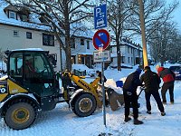 Bild: R&auml;umungsarbeiten an der Bleiche