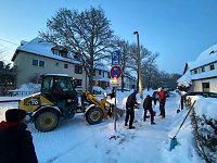 Bild: R&auml;umungsarbeiten an der Bleiche