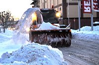 Bild: Schneefr&auml;se in Heringen im Einsatz