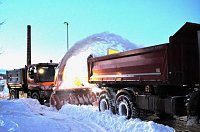 Bild: Schneefr&auml;se in Heringen im Einsatz