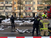 Bild: Gro&szlig;einsatz von Polizei und Rettungskr&auml;ften