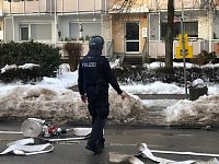 Bild: Gro&szlig;einsatz von Polizei und Rettungskr&auml;ften