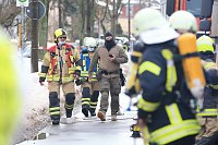 Bild: Gro&szlig;einsatz in der Bochumer Stra&szlig;e in Nordhausen