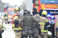 Bild: Gro&szlig;einsatz in der Bochumer Stra&szlig;e in Nordhausen