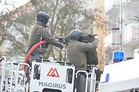 Bild: Gro&szlig;einsatz in der Bochumer Stra&szlig;e in Nordhausen
