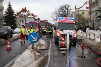 Bild: Gro&szlig;einsatz in der Bochumer Stra&szlig;e in Nordhausen