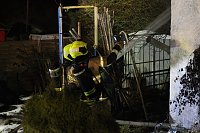 Gartenlaube ausgebrannt Bild: Gartenlaube ausgebrannt