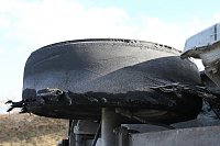 Reifenplatzer führt zu Unfall Bild: Reifenplatzer führt zu Unfall