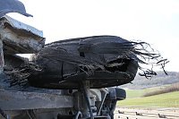 Reifenplatzer führt zu Unfall Bild: Reifenplatzer führt zu Unfall