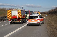 Reifenplatzer führt zu Unfall Bild: Reifenplatzer führt zu Unfall