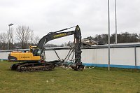 Bild: Abriss der Sprecherkabine im AKS