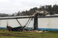 Bild: Abriss der Sprecherkabine im AKS