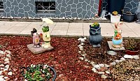 Bild: Schicker Ostergarten in Nordhausen