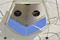 Bild: Aufbau des Umweltpavillions 