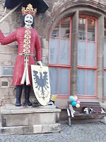 Bild: Protestaktion vorm Nordh&auml;user Rathaus