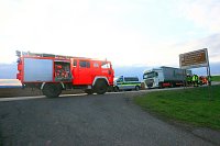 Bild: Unfallflucht und verlorene Ladung auf der B4