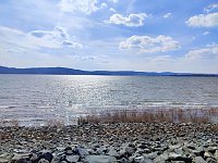 Bild: Peter Blei unterwegs am Stausee Kelbra