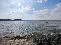 Bild: Peter Blei unterwegs am Stausee Kelbra