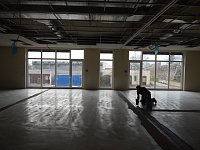 Bild: Ein Blick auf die Baustelle: das Humboldt-Gymnasium soll zum neuen Schuljahr bezugsfertig sein