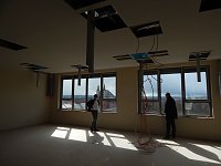 Bild: Ein Blick auf die Baustelle: das Humboldt-Gymnasium soll zum neuen Schuljahr bezugsfertig sein
