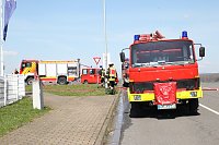 Bild: Brand eines Autohauses bei Nordhausen