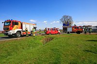 Bild: Brand eines Autohauses bei Nordhausen