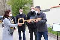 Bild: Er&ouml;ffnung des Klimapavillons durch Ministerin Siegesmund