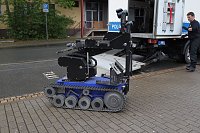 Bild: Herrenlose Tasche auf dem Bahnhofsvorplatz sorgt f&uuml;r Polizeieinsatz